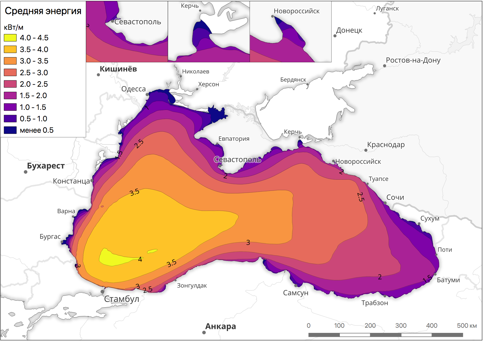 Географы МГУ опубликовали первую версию веб-атласа доступной волновой энергии морей России - фото 2