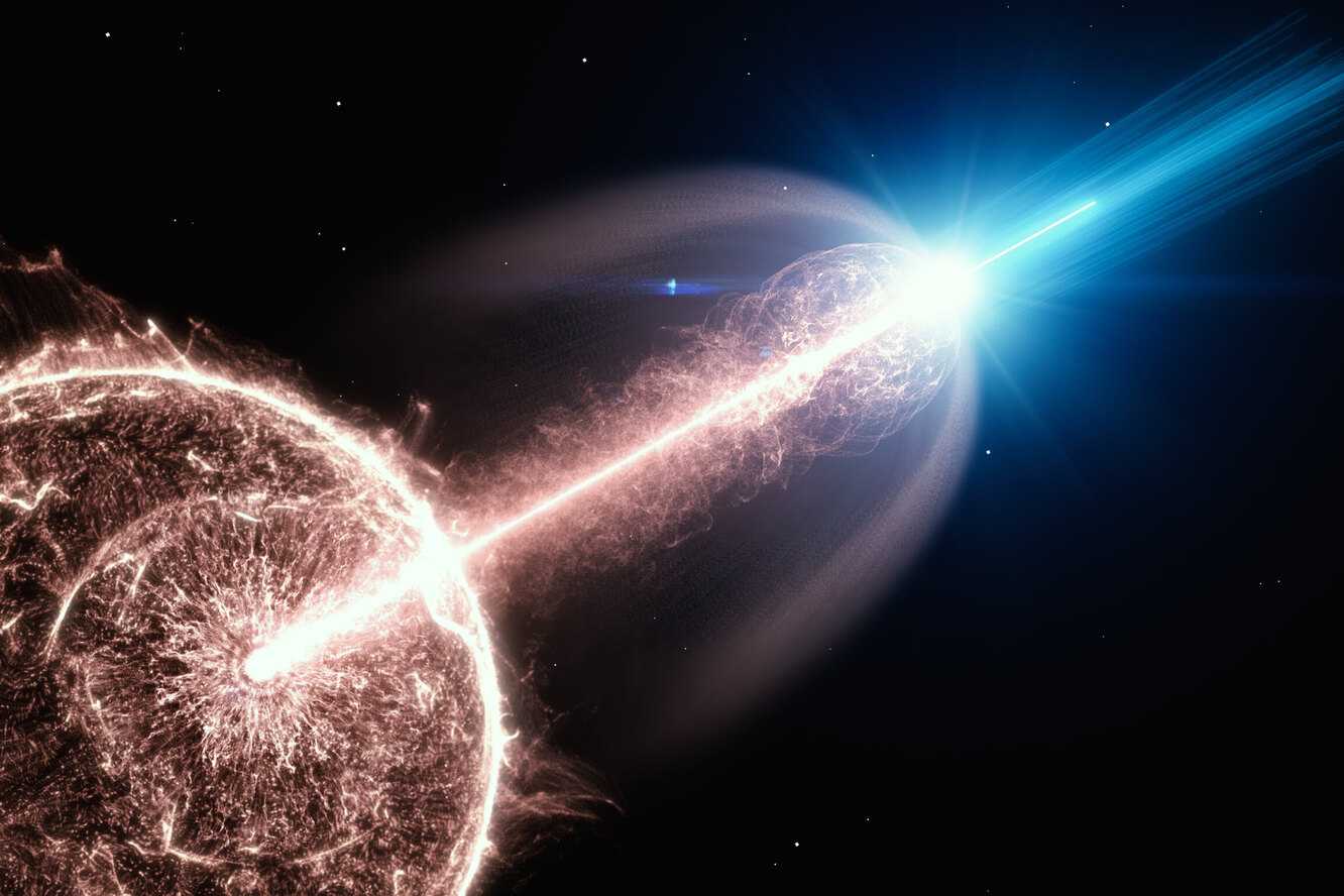 Астрофизики заглянули внутрь мощного гамма-всплеска с оптическим излучением - фото 1
