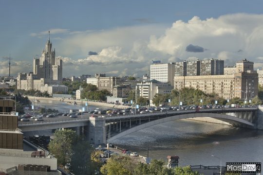 Уровень загрязнения воздуха в Москве днем, 08 октября 2018 г.  - фото 1